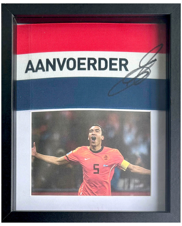 Giovanni van Bronckhorst - Signed Netherlands captain's armband