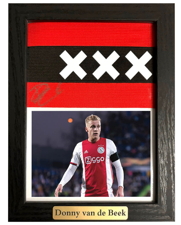 Donny van de Beek - Gesigneerde Ajax aanvoerdersband