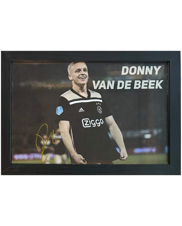 Donny van de Beek - Gesigneerde Ajax foto - 30x21