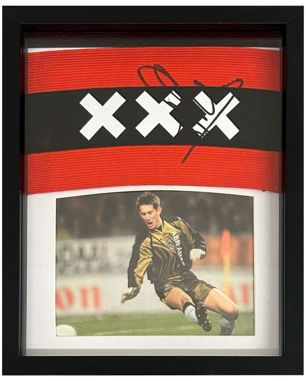 Edwin van der Sar - Gesigneerde Ajax aanvoerdersband