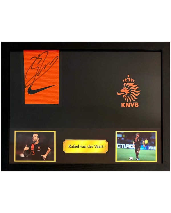 Rafael van der Vaart - Gesigneerd Nederland uitshirt 12/13