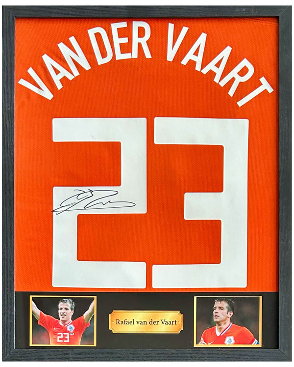 Rafael van der Vaart - Gesigneerd Nederland thuisshirt