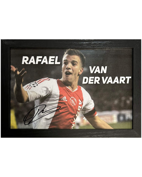 Rafael van der Vaart - Gesigneerde Ajax foto - 30x21