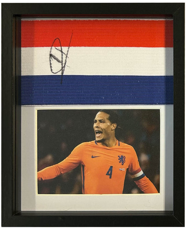 Virgil van Dijk - Gesigneerde Nederland aanvoerdersband