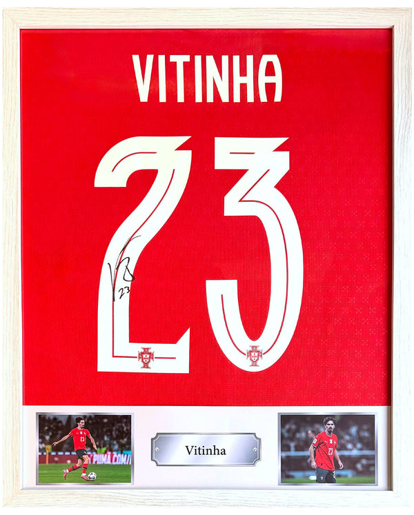 Vitinha - Gesigneerd Portugal thuisshirt 24/25