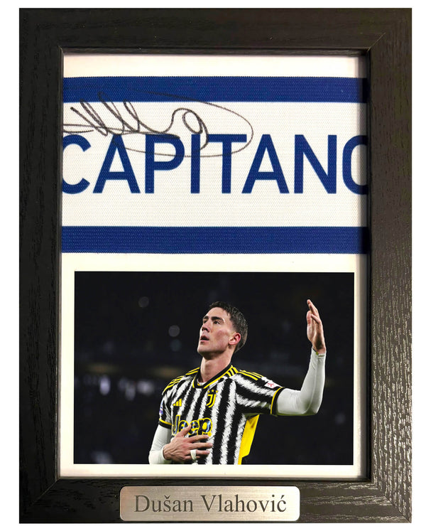 Dušan Vlahović - Gesigneerde Serie A aanvoerdersband