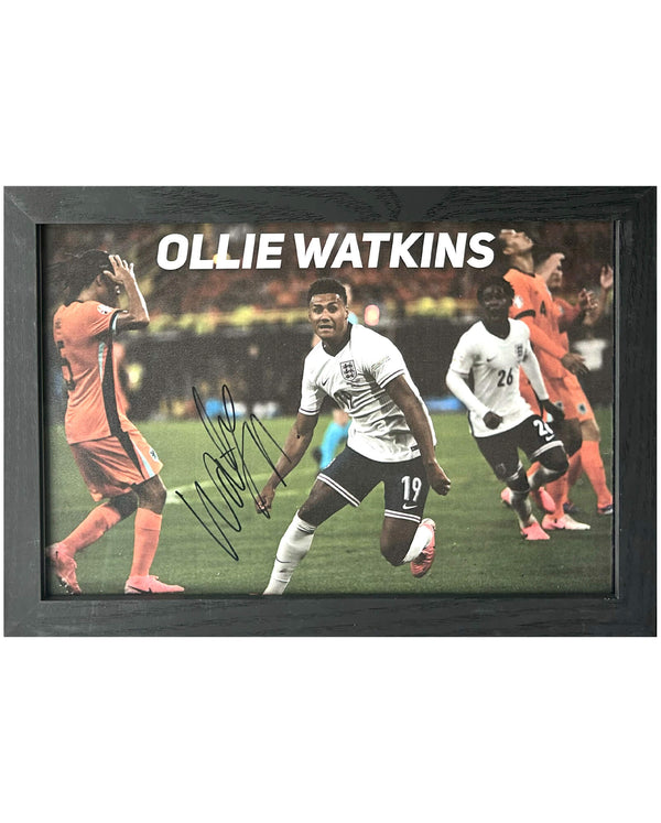 Ollie Watkins - Gesigneerde Engeland foto - 30x21