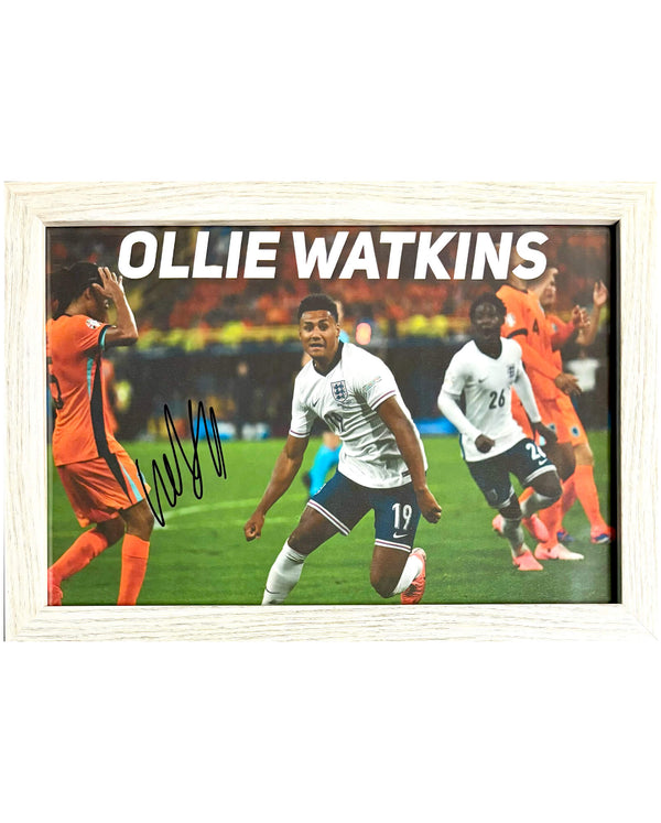 Ollie Watkins - Gesigneerde Engeland foto - 30x21