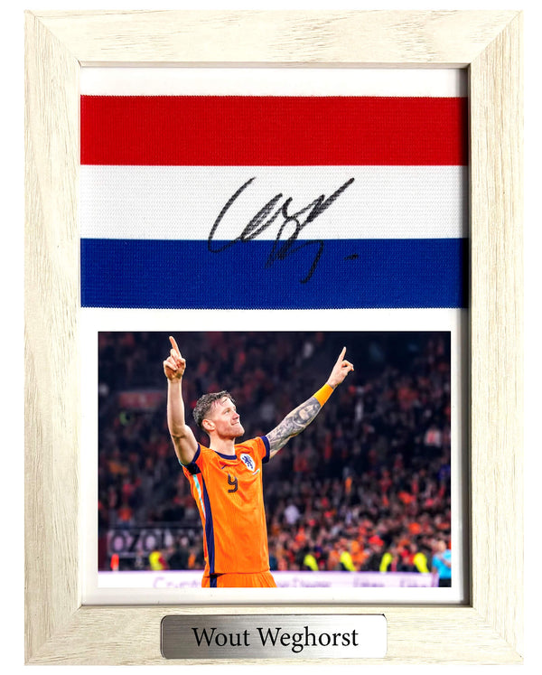 Wout Weghorst - Gesigneerde Nederland aanvoerdersband