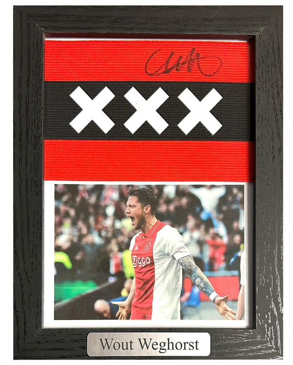 Wout Weghorst - Gesigneerde Ajax aanvoerdersband