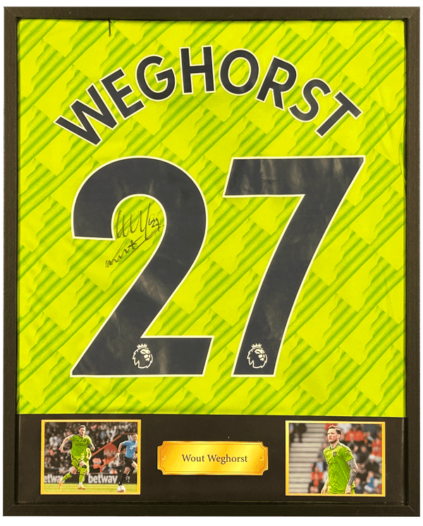 Wout Weghorst - Signed Manchester United third shirt