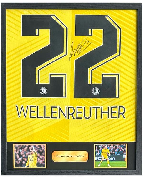 Timon Wellenreuther - Signed Feyenoord goalkeeper shirt