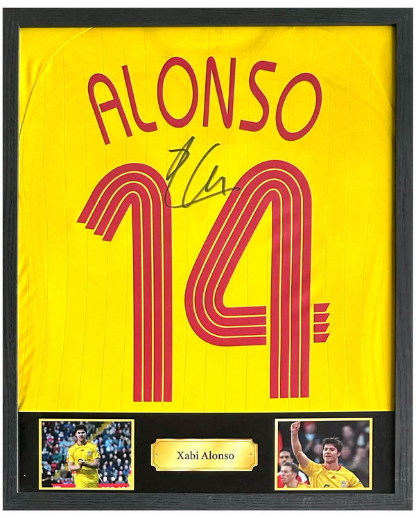 Xabi Alonso - Signed Liverpool away shirt 06/07