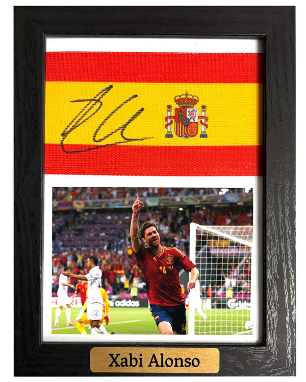Xabi Alonso - Gesigneerde Spanje aanvoerdersband