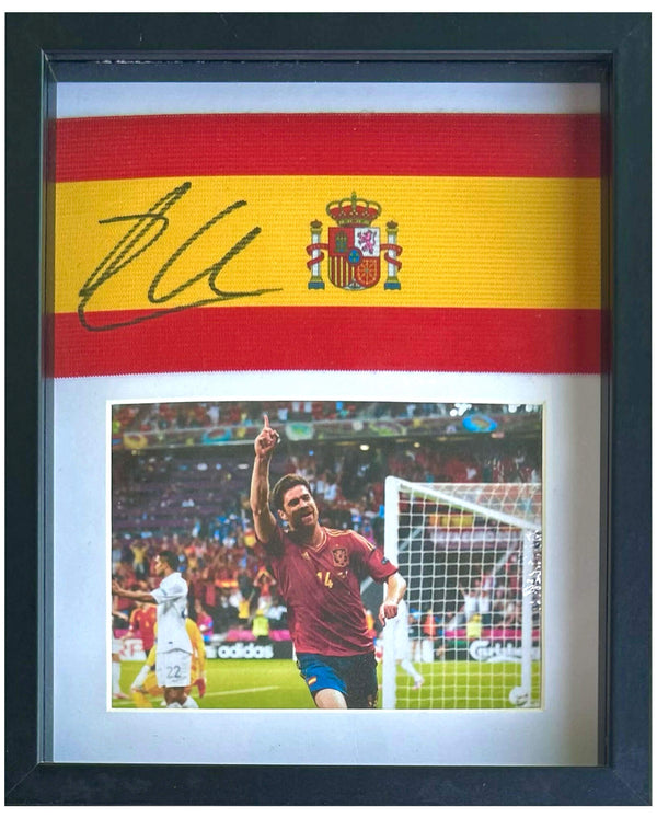 Xabi Alonso - Gesigneerde Spanje aanvoerdersband