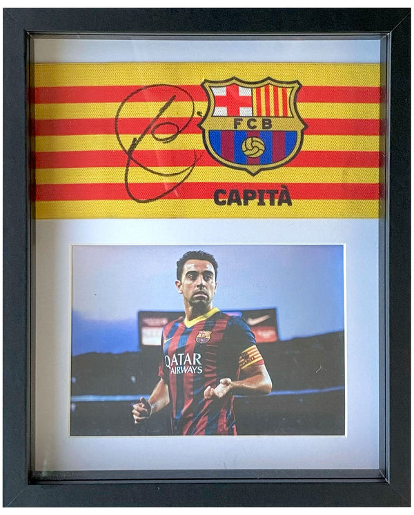 Xavi Hernández - Gesigneerde FC Barcelona aanvoerdersband