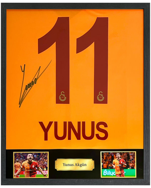 Yunus Akgün - Gesigneerd Galatasaray thuisshirt 24/25