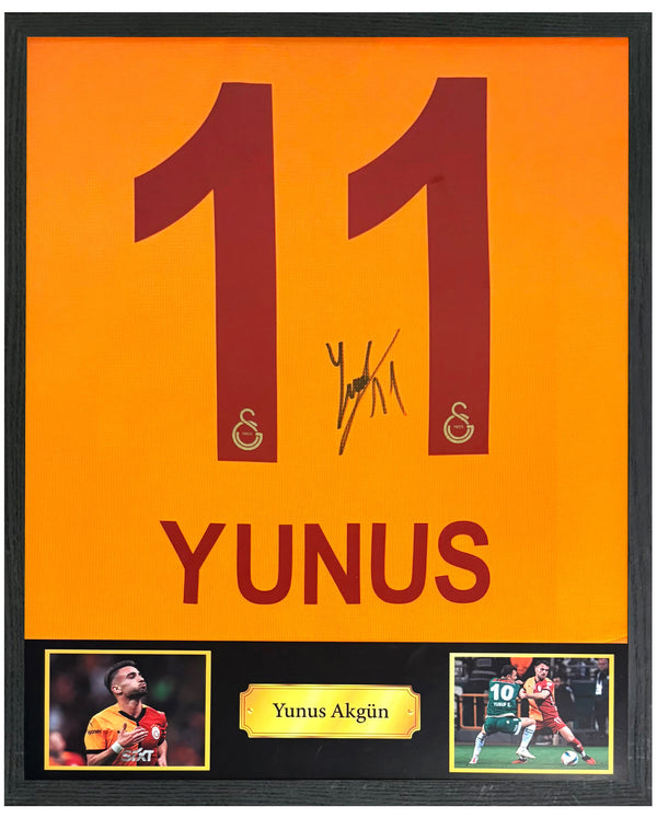 Yunus Akgün - Gesigneerd Galatasaray thuisshirt 24/25