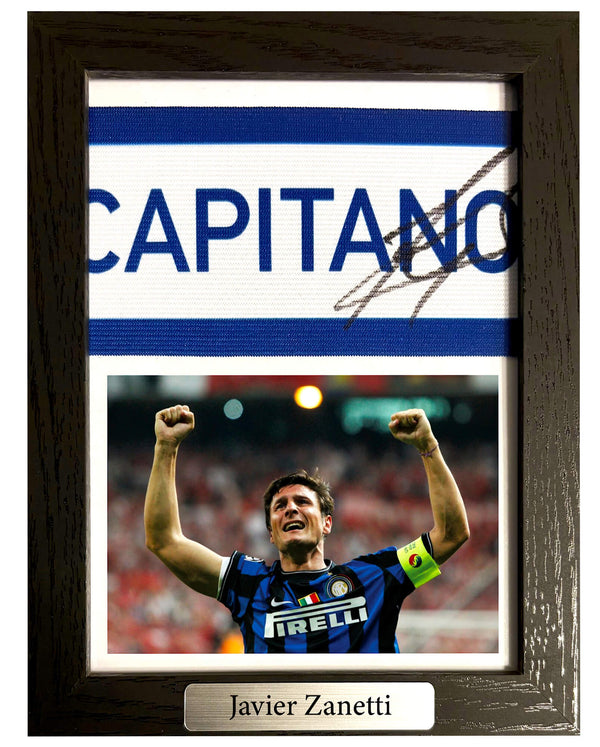 Javier Zanetti - Gesigneerde Serie A aanvoerdersband