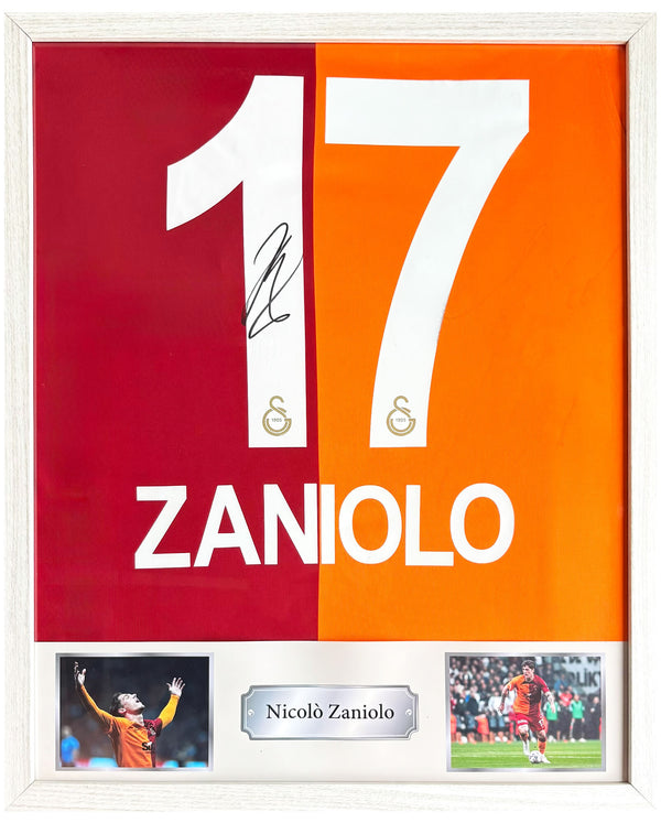 Nicolò Zaniolo - Gesigneerd Galatasaray thuisshirt 23/24